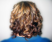 Curly hair