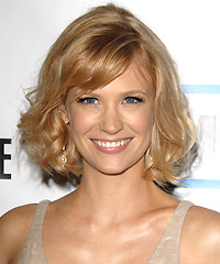 January Jones bangs hairstyles