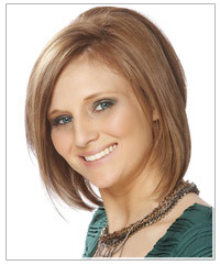 Model with light brown hair