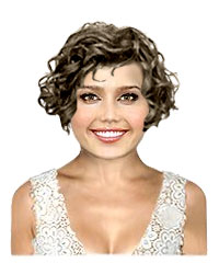 Curly hairstyle