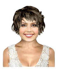 Wavy hairstyle