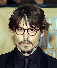Johnny Depp hairstyles