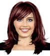 Hairstyle with angle layers