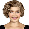 Curly bridal style