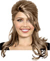 Halfup halfdown bridal hairstyle