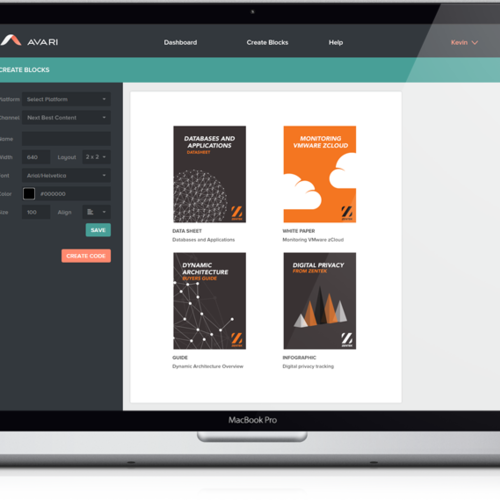 AVARI Next Best Content Editor - App Screenshot