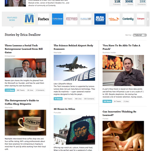 Writer Portfolio Example