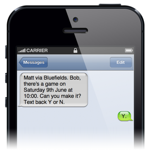 Text notifications 