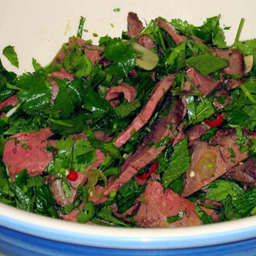 Spicy Thai-style Beef Salad recipe