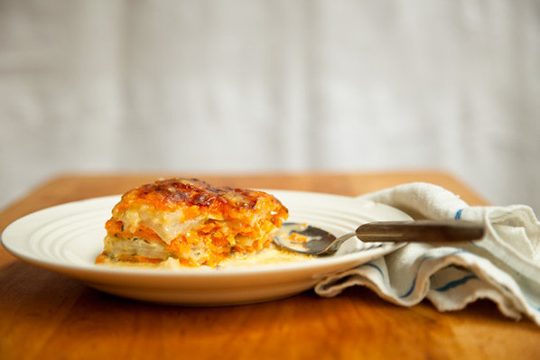 Sweet Potato and Turnip Gratin   recipe