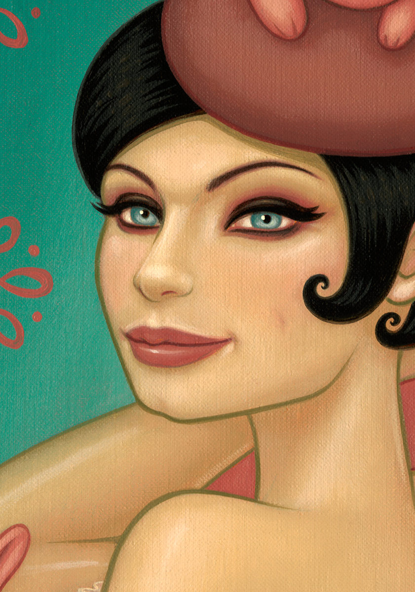 Bunny girl Giclée (Art Print) by Tara McPherson Trampt