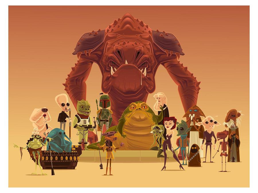 Jabba's palace Giclée (Art Print) by James Gilleard | Trampt Library
