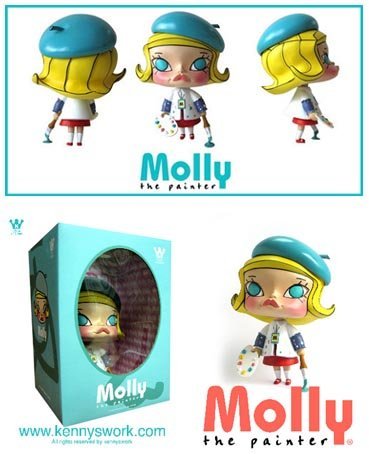 Molly the painter Molly by Kenny Wong from Kennys... | Trampt Library
