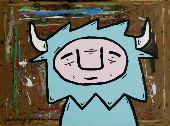 My house Acrylic by Penny Pinch | Trampt Library