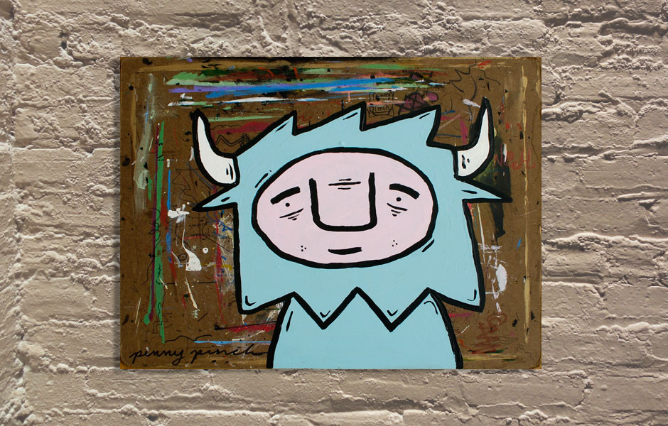 My house Acrylic by Penny Pinch | Trampt Library