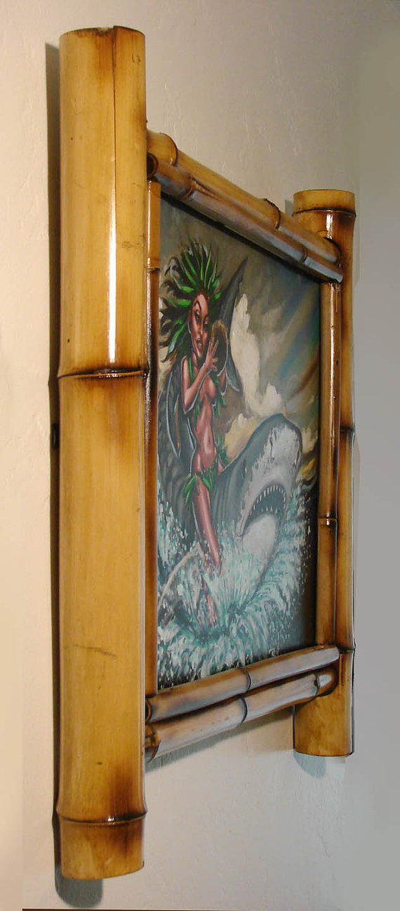 Ina and the shark Acrylic by Big Toe Trampt Library