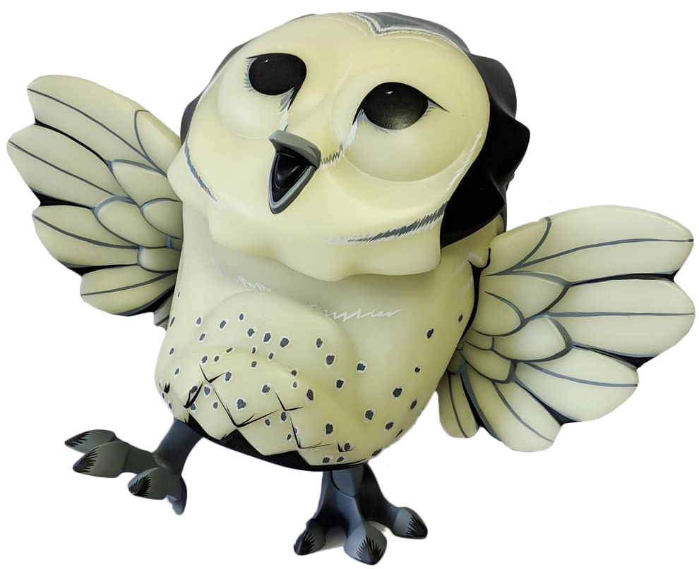 Female barn owl Omen by JonPaul Kaiser Trampt Library