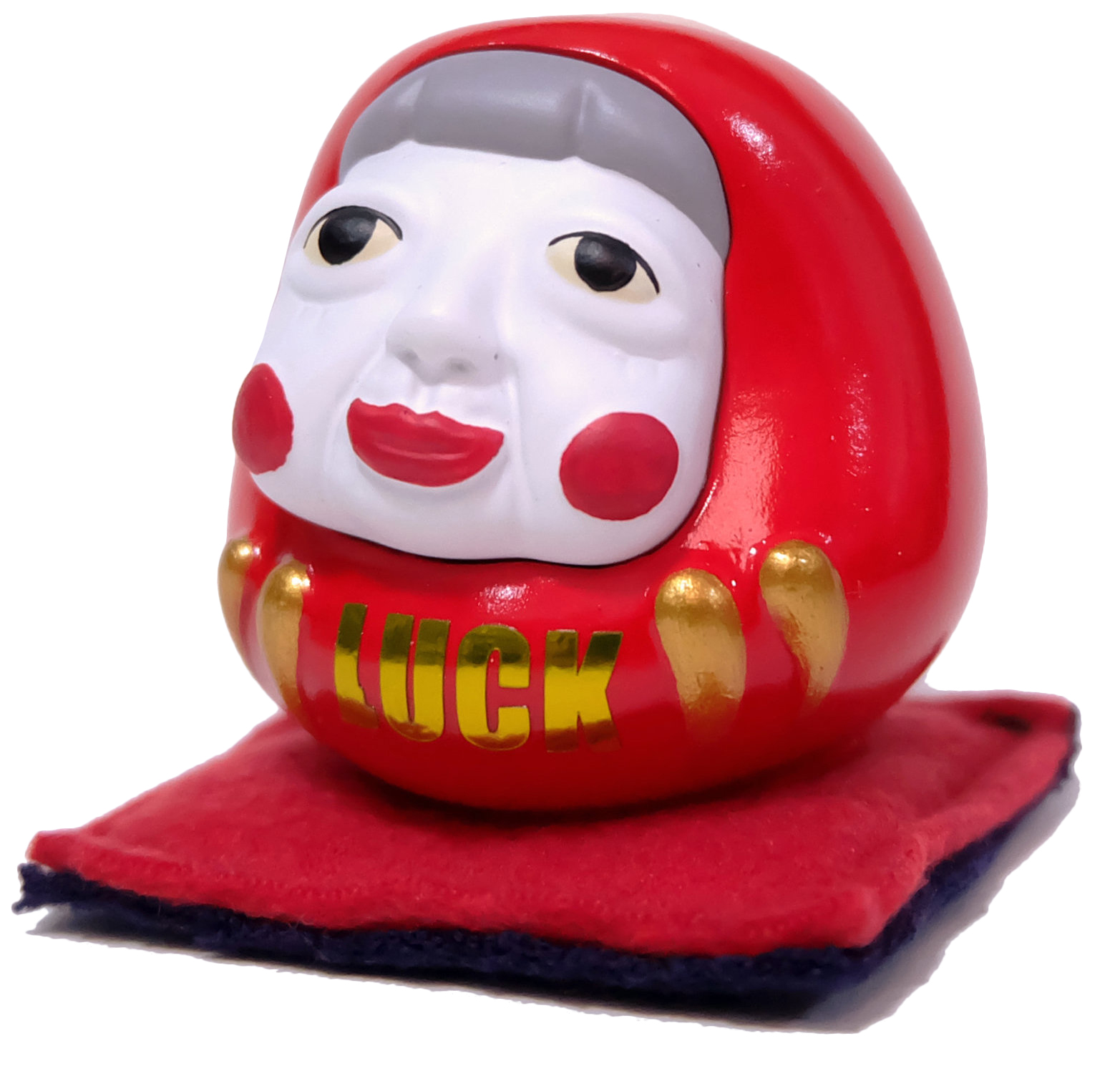 Original red lucky grandma Lucky Grandma by Nihomb... Trampt Library