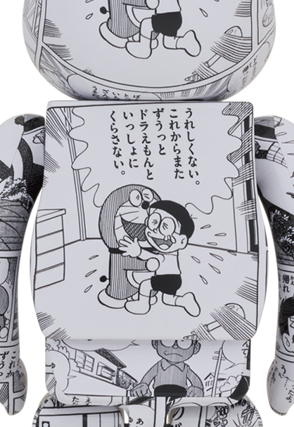 1000% doraemon comic bearbrick 