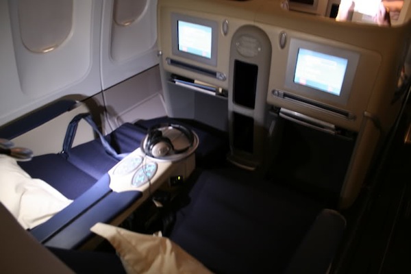 Air France business class seat