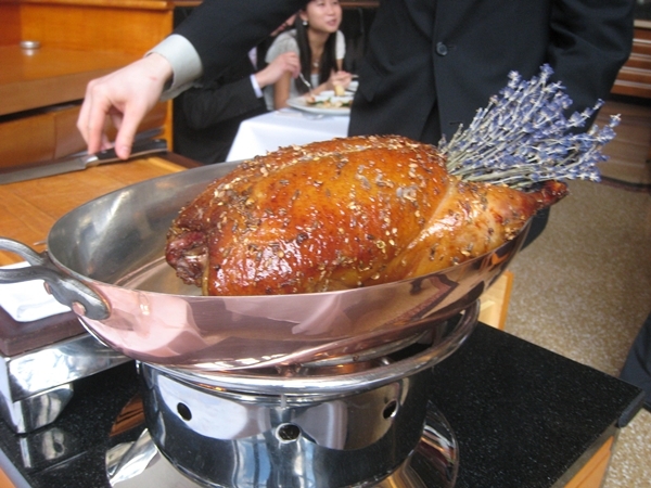 Duck carved tableside at Eleven Madison Park British Airways Visa Offers $100 Off 2 NYC Michelin Restaurants...Again