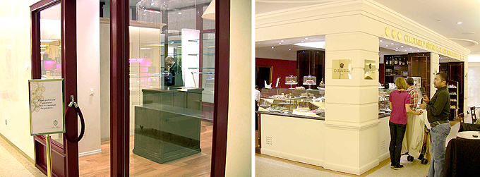 From left, Arthur has shuttered and today is Demel's last day, both at the Shops at the Plaza.