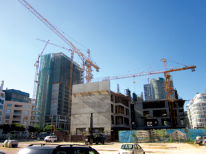 Eden Gardens, a six-story residential and retail project in downtown Beirut, being developed by Lebanon-based A&H Construction & Development.