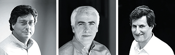 CIM founders (left to right): Richard Ressler, Shaul Kuba and Avi Shemesh