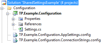 'Configuration' solution folder 'Configuration' solution folder