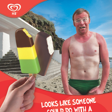 HB / Random Acts of Happiness - Sunburnt Man