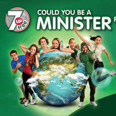 7UP Free / Ministers for the Craic - 48 sheet