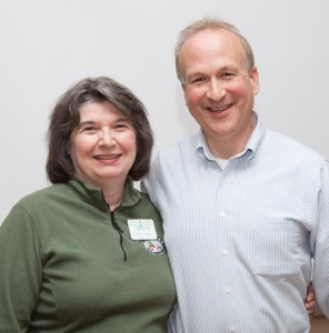 L: Master Gardener of the Year, Susan Foster R: Master Gardener Career Service Award Recipient, Rob Medicus