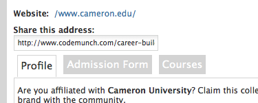 Admission Information