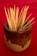 Toothpick holder