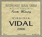 Boundary Rock Farm & Vineyard::AppellationAmerica.com