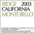 Ridge Vineyards