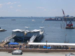 The Floating Pool at Brooklyn Bridge Park Beach::AmandaB3's Flickr