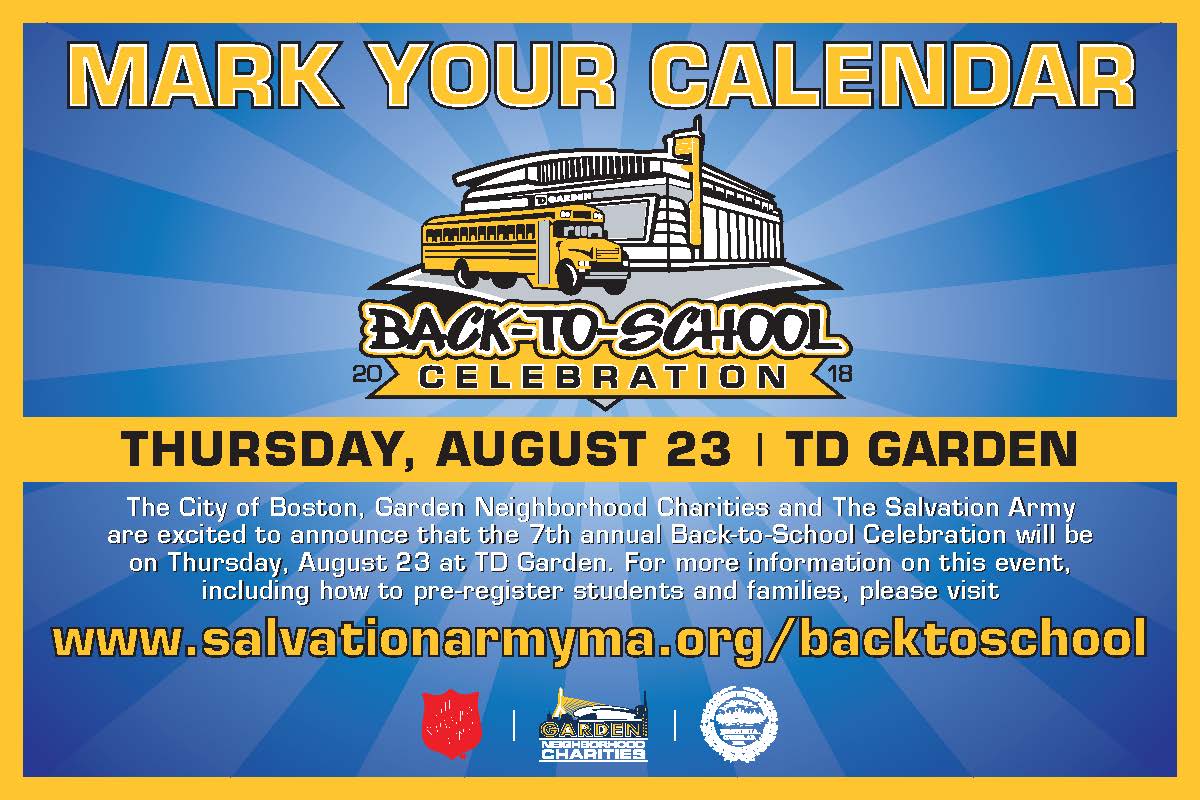 Massachusetts Division Back To School Celebration