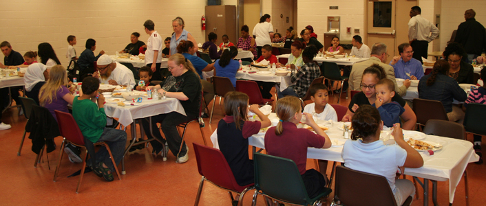 dinner in the Community
Center