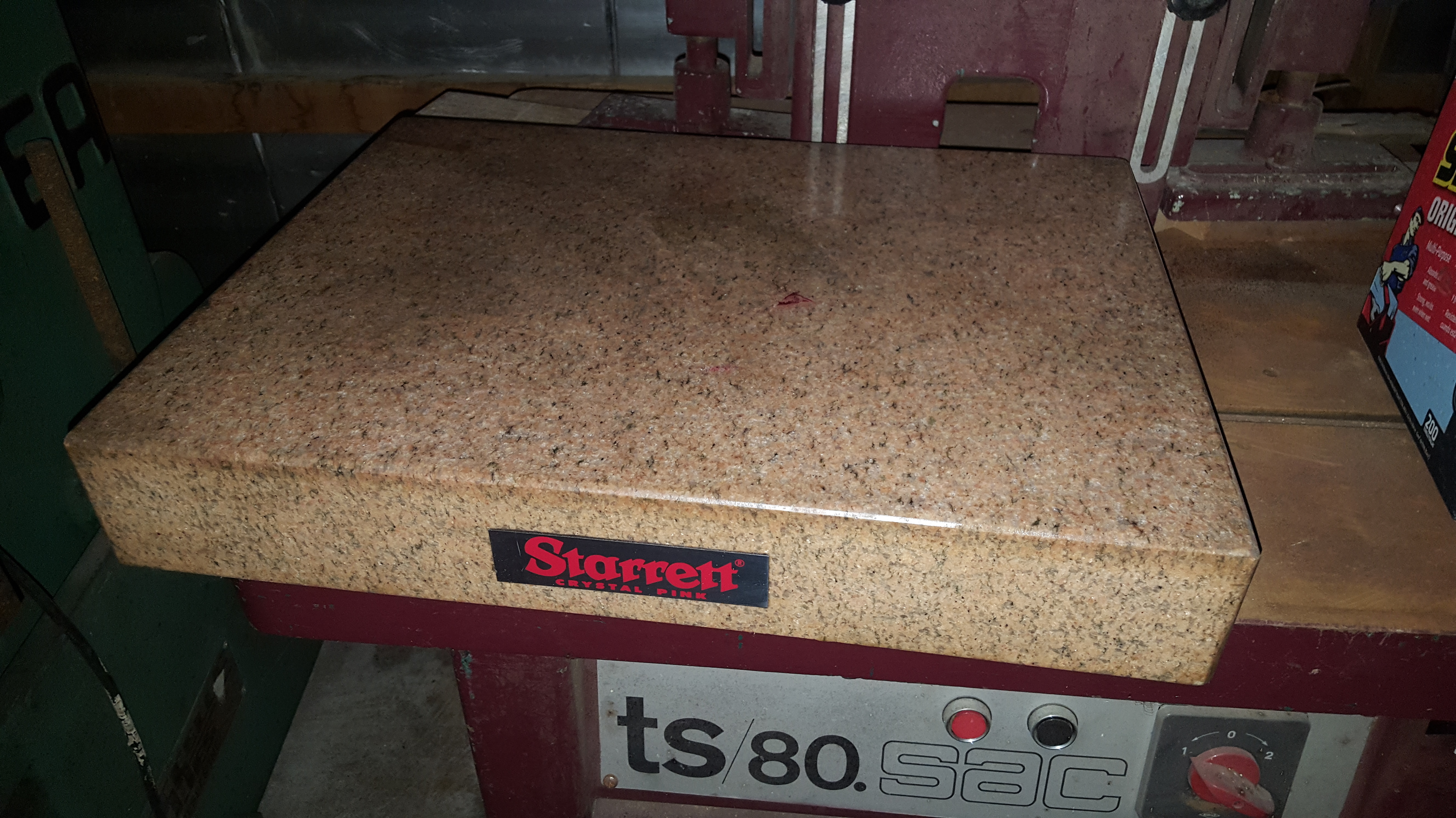 ​Starrett Pink Granite Surface Plate For Sale