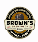 Brown’s Oatmeal Stout Beer 12591