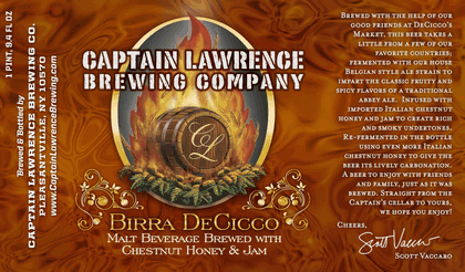 Captain Lawrence Birra DeCicco Beer 12606