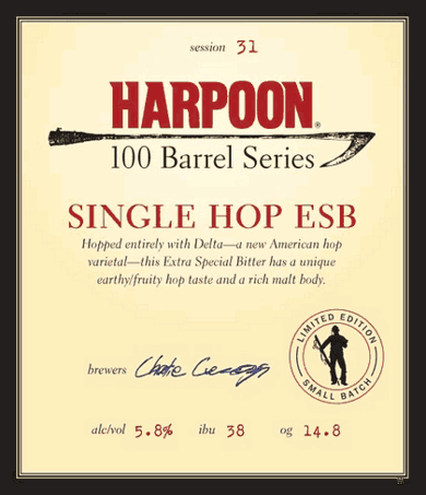 Harpoon Single Hop ESB Beer 14101