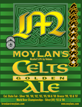 Moylan's Celts Golden Ale Beer 14191