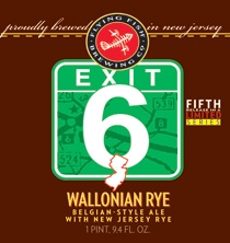 Flying Fish Exit 6 Wallonian Rye Beer 14686