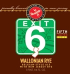 Flying Fish Exit 6 Wallonian Rye Beer