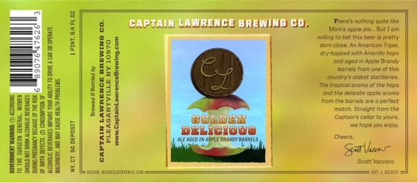 Captain Lawrence Golden Delicious Beer 14821