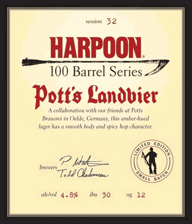 Harpoon Pott's Landbier Beer 14876