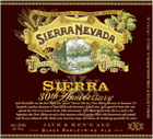 Sierra Nevada 30th Anniversary Jack & Ken's Ale Beer