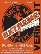Rock Art Pumpkin Imperial Spruce Stout Beer